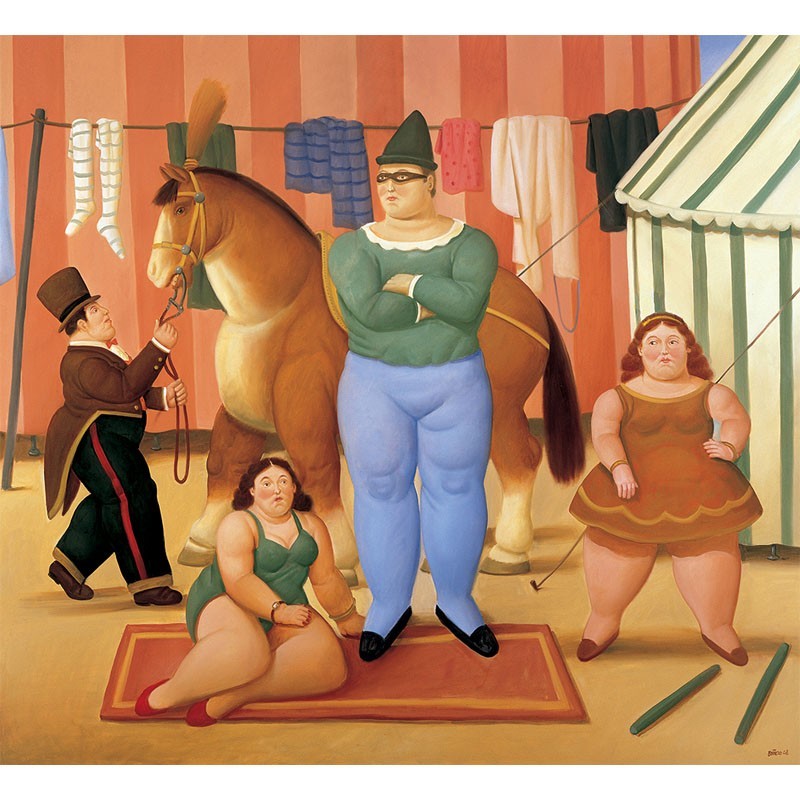 Πίνακας σε καμβά Fernando Botero - Circus