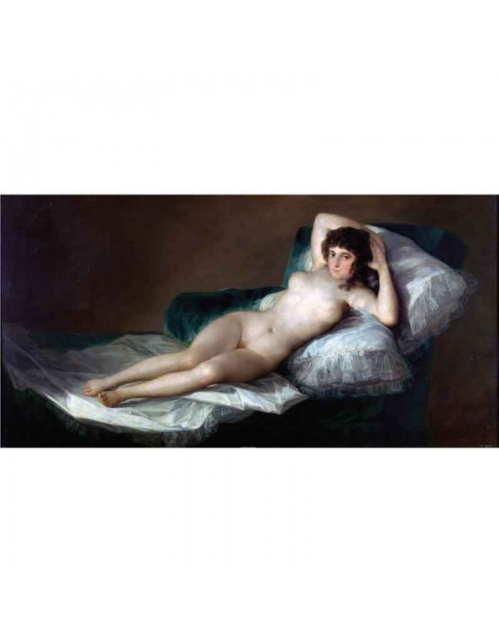 Πίνακας σε καμβά Francisco de Goya - La maja desnuda - 1790