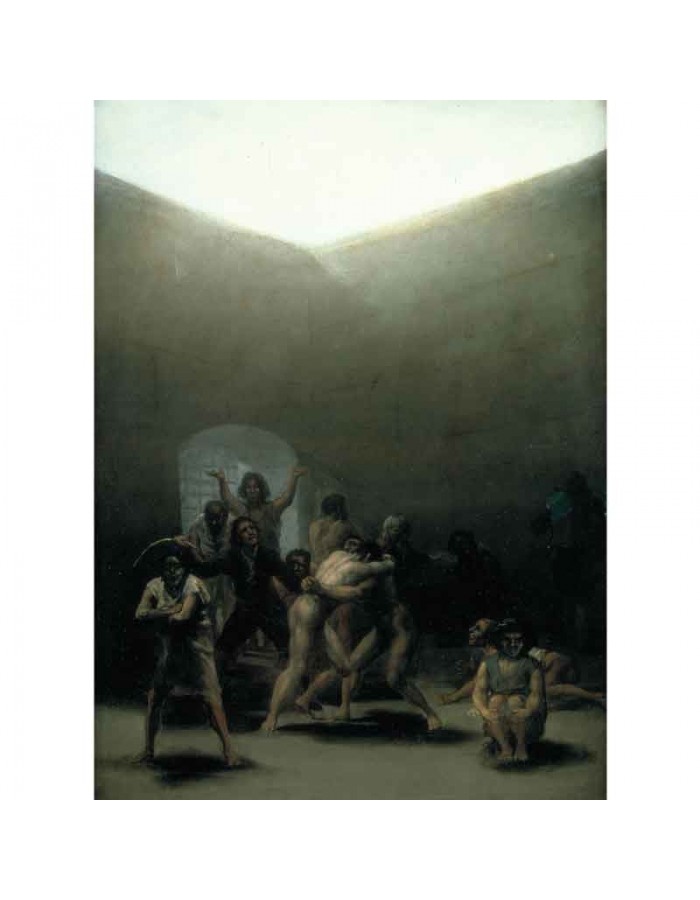 Πίνακας σε καμβά Francisco de Goya - Yard with Lunatics - 1794