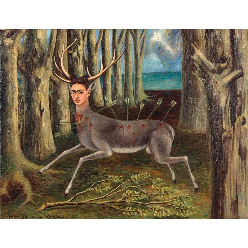 Πίνακας σε καμβά Frida Kahlo - Little Deer