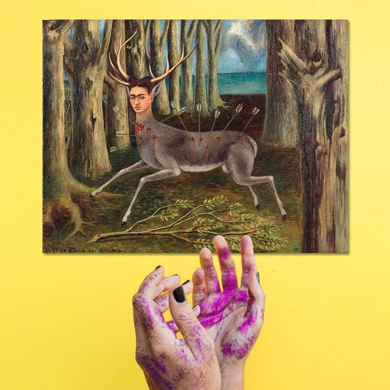 Πίνακας σε καμβά Frida Kahlo - Little Deer