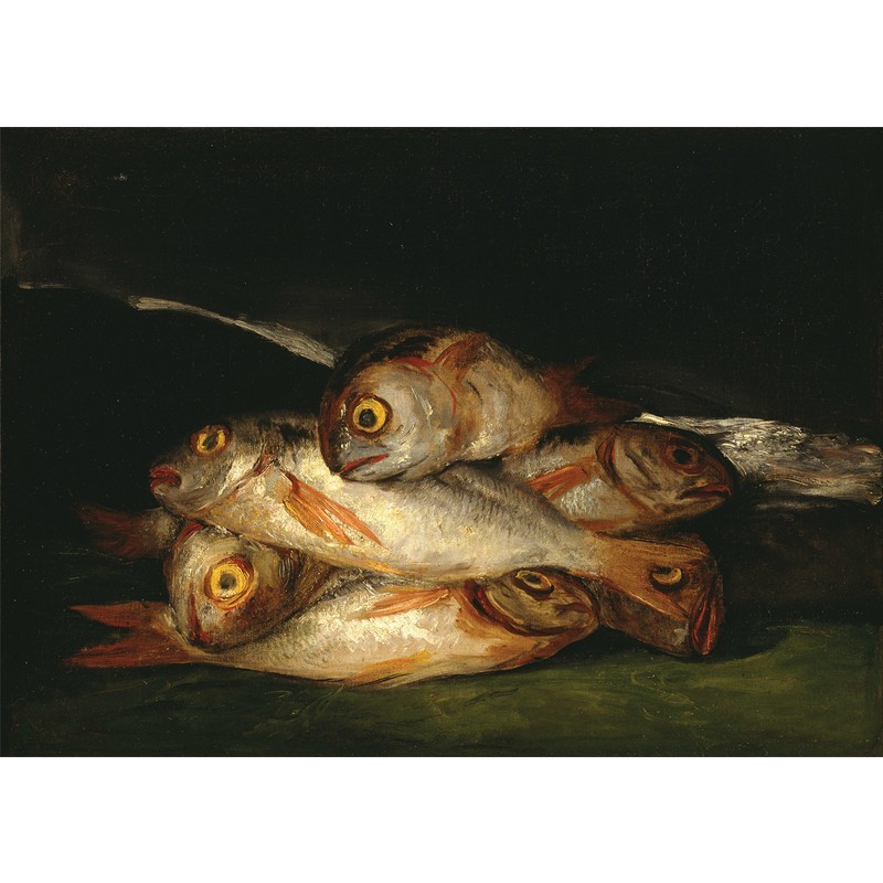 Πίνακας σε καμβά Goya - Still Life with Golden Bream_275x196