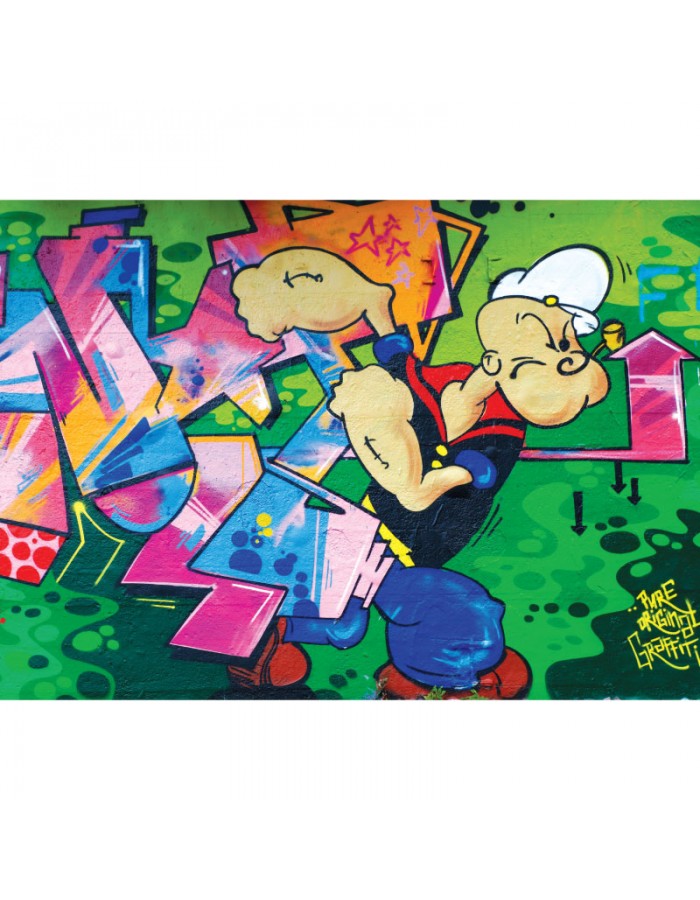 Πίνακας σε καμβά graffiti Popeye