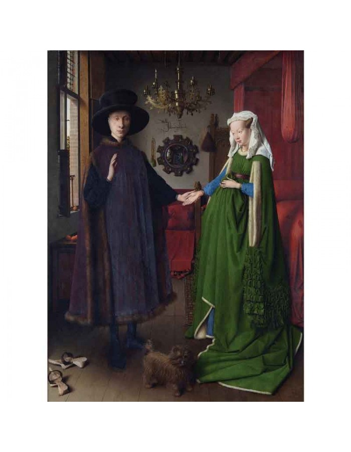Πίνακας σε καμβά Jan van Eyck - The Arnolfini Portrait - 1434
