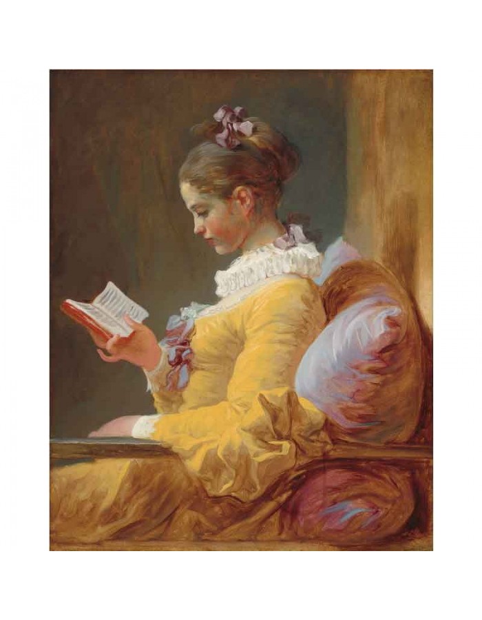 Πίνακας σε καμβά Jean Honore Fragonard - The Reader