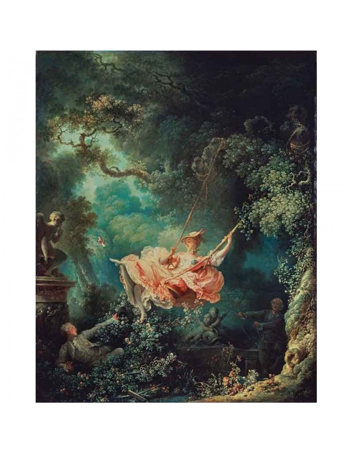 Πίνακας σε καμβά Jean Honore Fragonard - The Swing