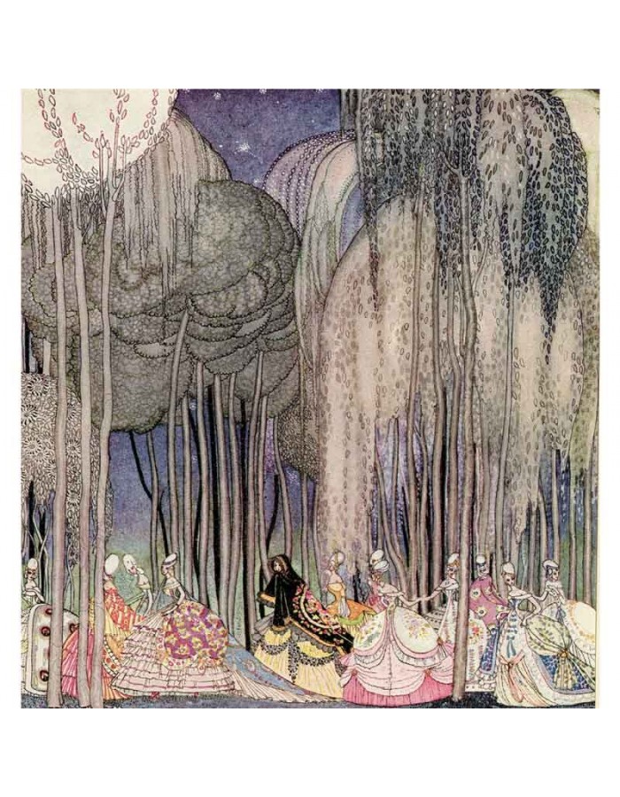 Πίνακας σε καμβά Kay Nielsen - Fendi Loves