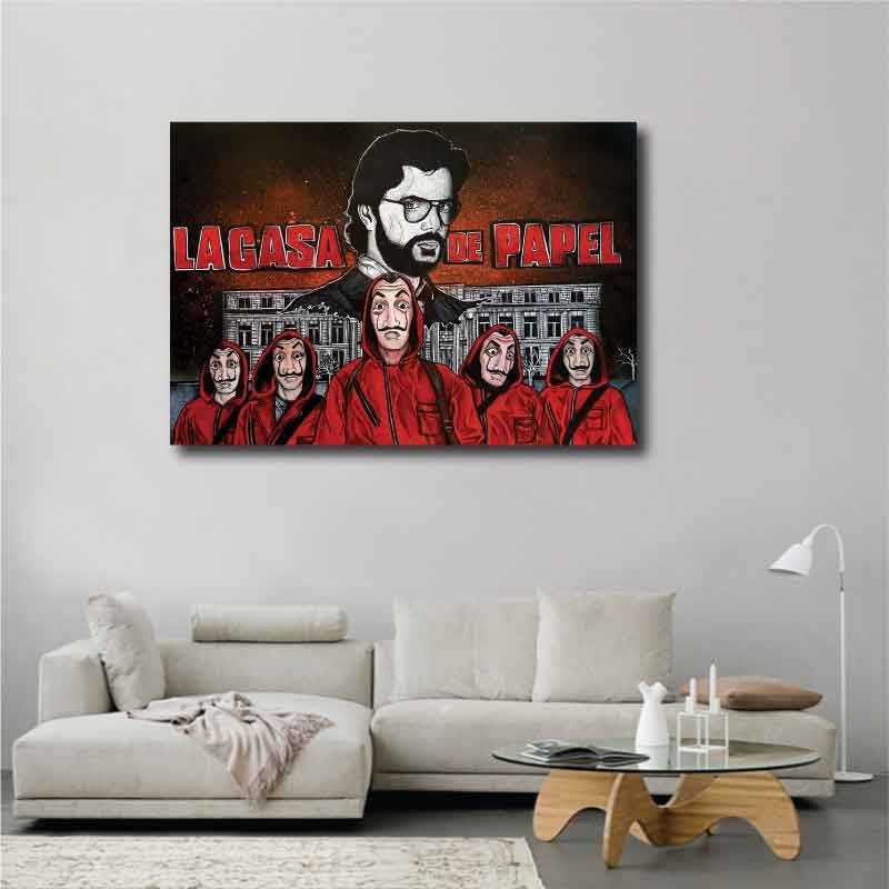 Πίνακας σε καμβά La Casa De Papel Poster