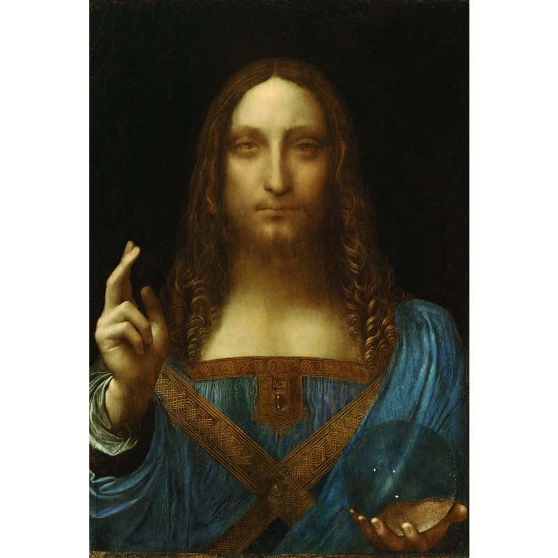 Πίνακας σε καμβά Leonardo da Vinci - Salvator Mundi