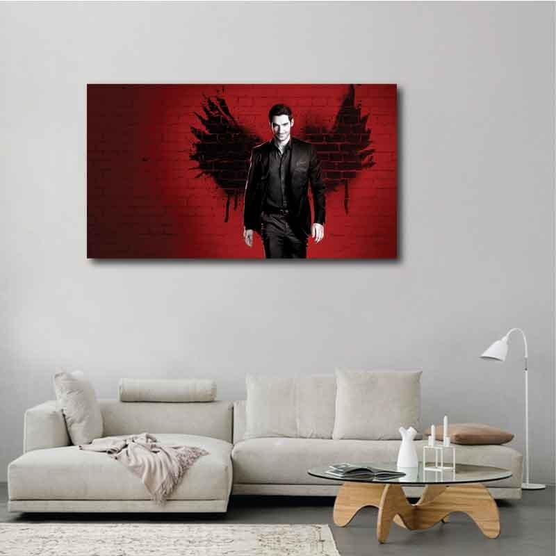 Πίνακας σε καμβά Lucifer Poster