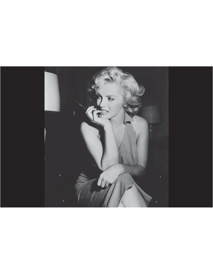 Πίνακας σε καμβά Marilyn Monroe smoking