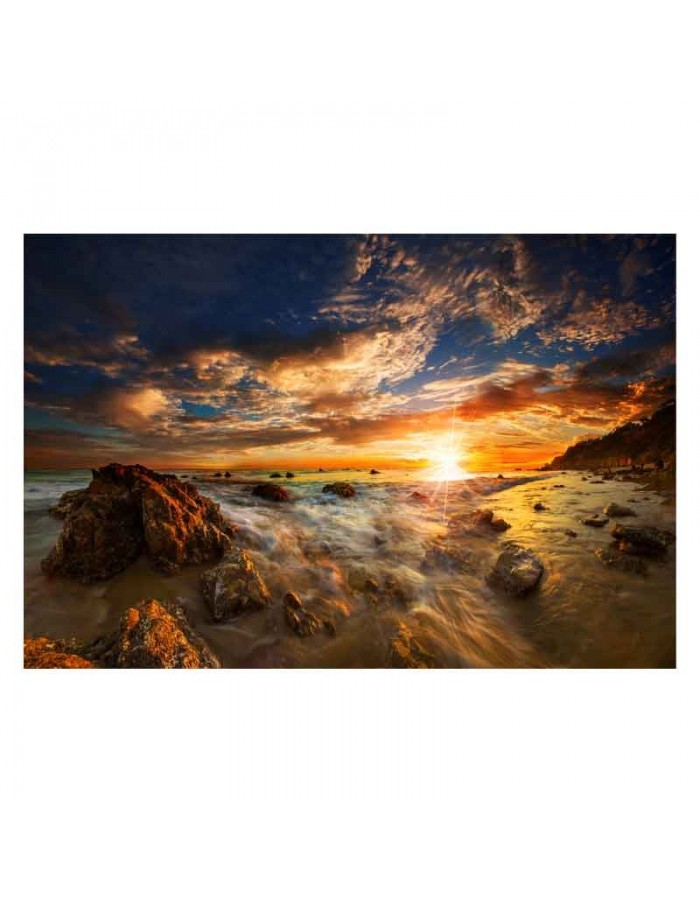 Πίνακας σε καμβά με Θάλασσα ηλιοβασίλεμα