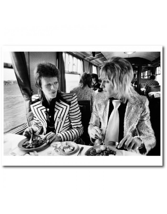 Πίνακας σε καμβά με Μουσική Bowie eating his lunch