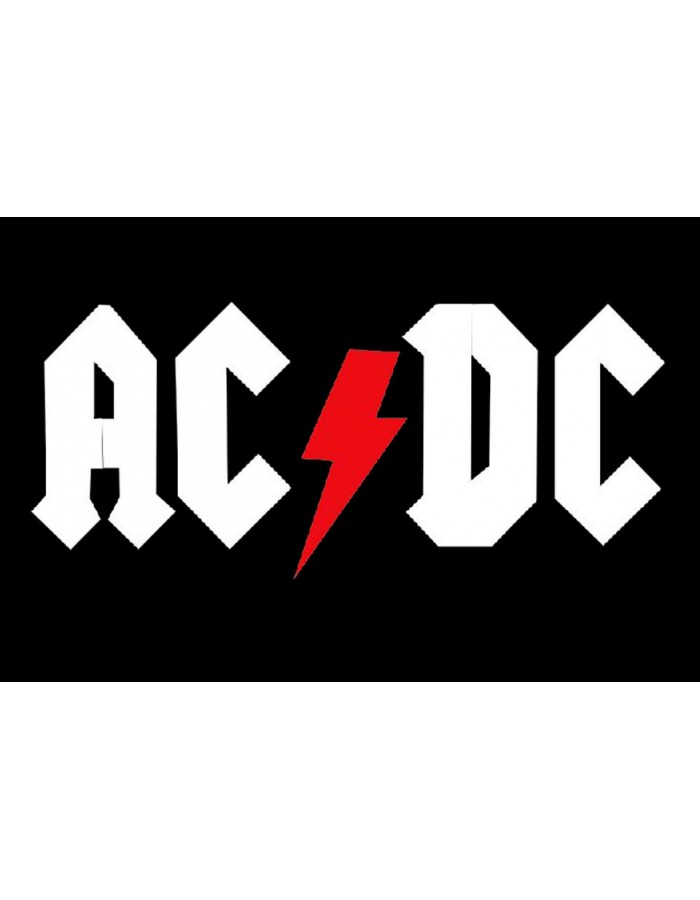 Πίνακας σε καμβά με μουσική με τους ACDC(logo)
