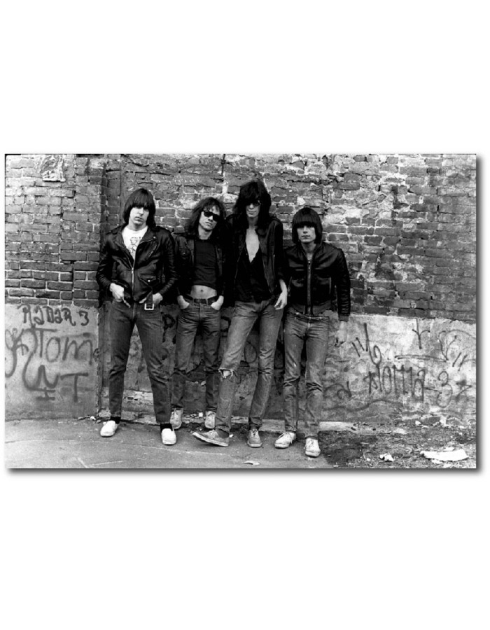 Πίνακας σε καμβά με μουσική Ramones
