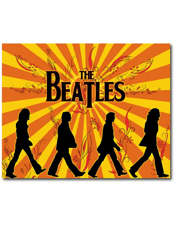 Πίνακας σε καμβά με μουσική The Beatles Orange Haze