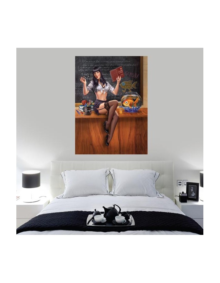 Πίνακας σε καμβά με PINNUP GLASSY POSTER