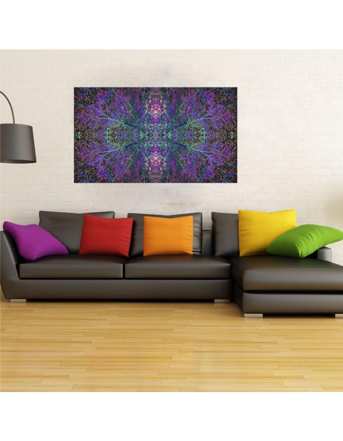 Πίνακας σε καμβά με PURPLE ILLUSION