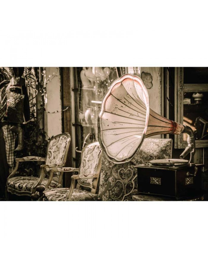 Πίνακας σε καμβά με Vintage Gramophone