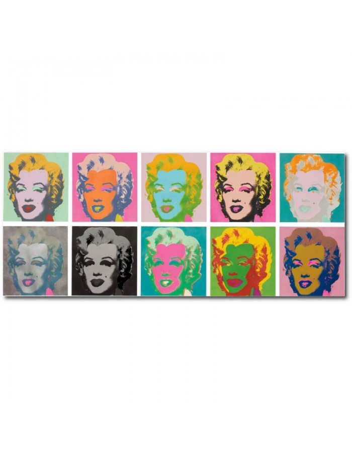 Πίνακας σε καμβά με Ζωγραφική Andy Warhol Marilyn Monroe