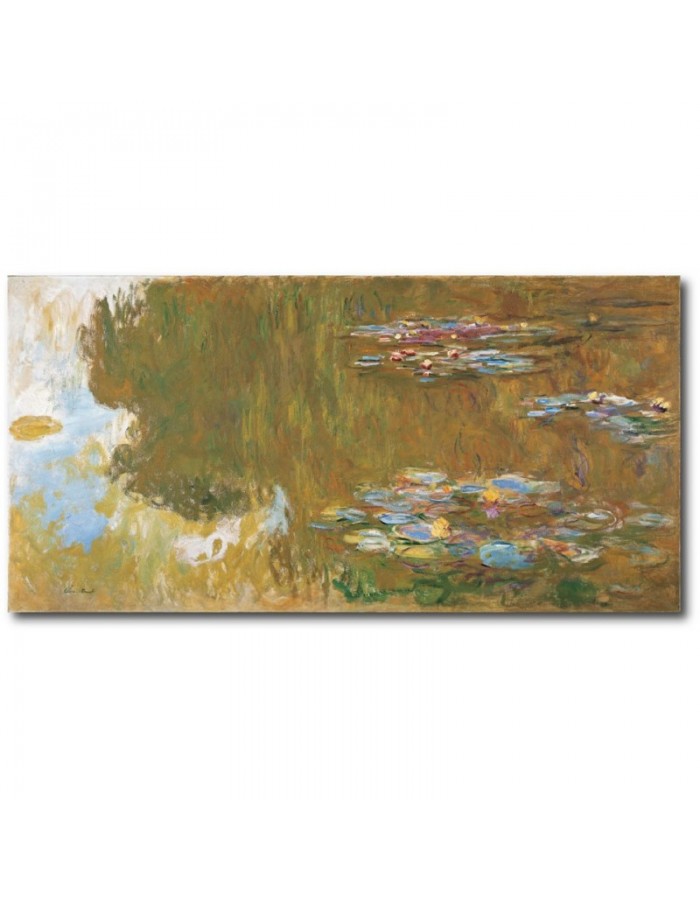 Πίνακας σε καμβά με Ζωγραφική Claude Monet The Water Lily Pond