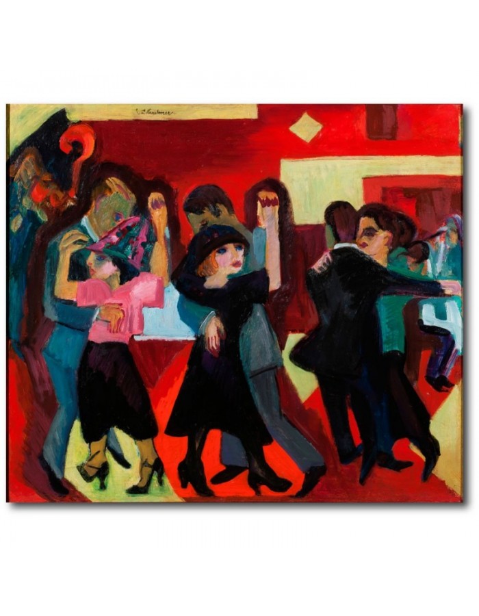 Πίνακας σε καμβά με Ζωγραφική Ernst Ludwig Kirchner Tangotee