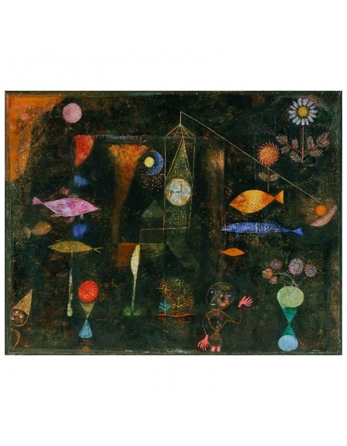 Πίνακας σε καμβά με Ζωγραφική Fish Magic Paul Klee