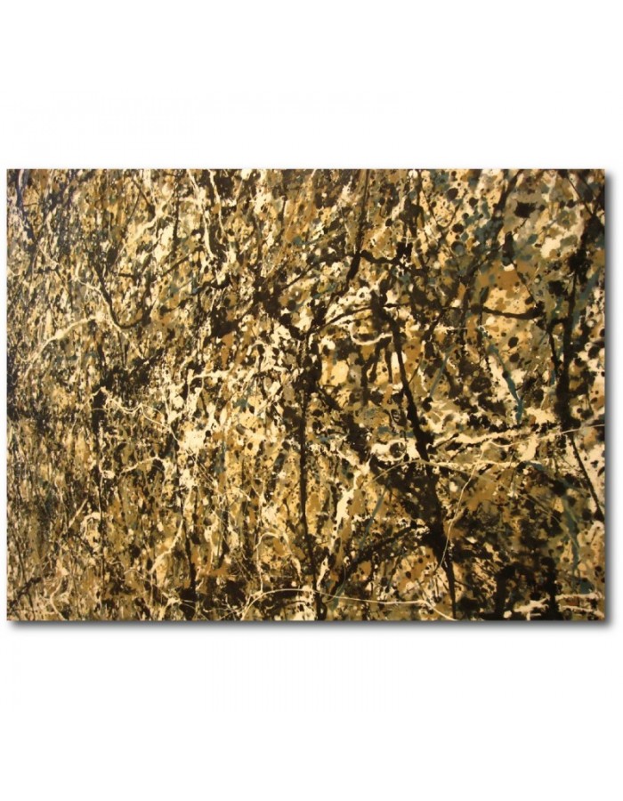 Πίνακας σε καμβά με Ζωγραφική Jackson Pollock one number