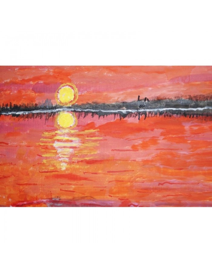 Πίνακας σε καμβά με Ζωγραφική June Valgardson sunrise
