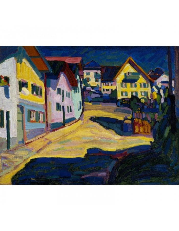 Πίνακας σε καμβά με Ζωγραφική Kandinsky Murnau Burggrabenstrasse