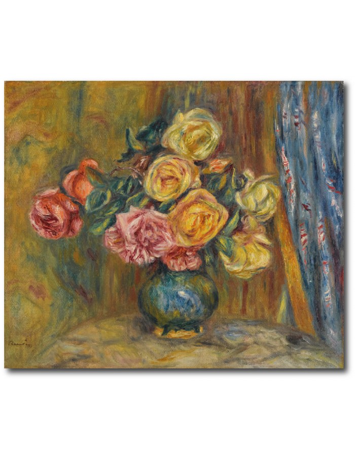 Πίνακας σε καμβά με Ζωγραφική Pierre Auguste Renoir Flowers