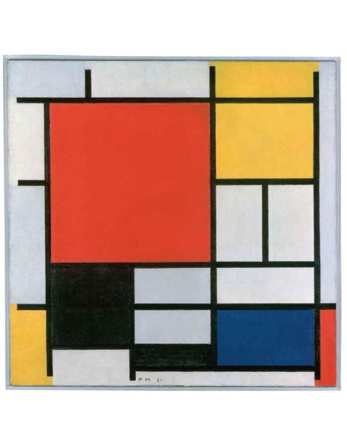 Πίνακας σε καμβά με Ζωγραφική Piet Mondrian Σύνθεση
