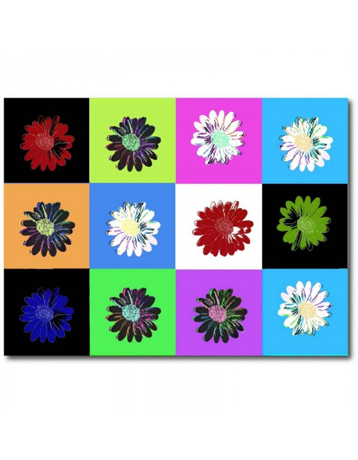 Πίνακας σε καμβά με Ζωγραφική του Andy Warhol Daisy