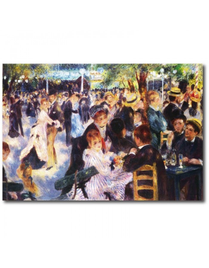Πίνακας σε καμβά με Ζωγραφική του Auguste Renoir Dance at Le Moulin de la Galette