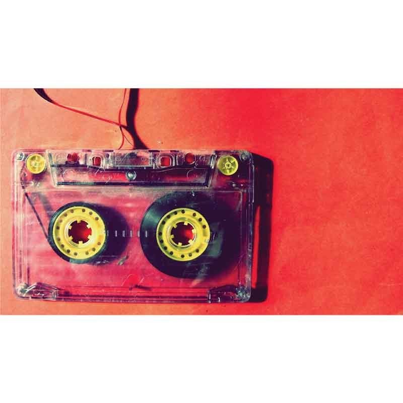 Πίνακας σε καμβά Old School Cassette