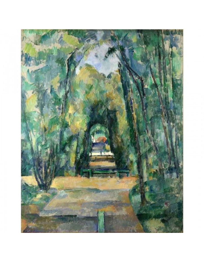 Πίνακας σε καμβά Paul Cezanne - Avenue at Chantilly(1888)