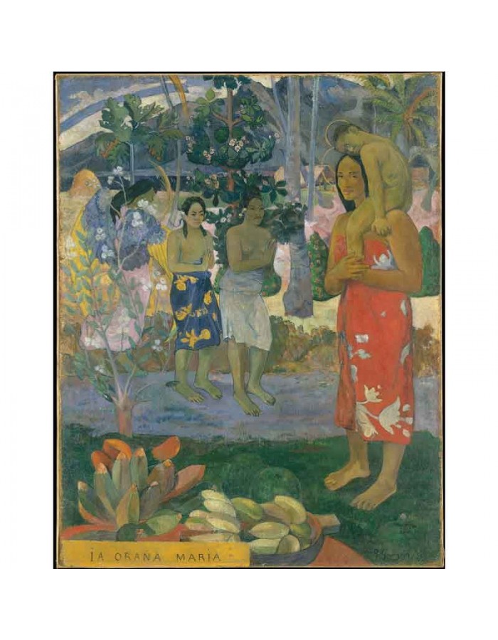 Πίνακας σε καμβά Paul Gauguin - Ia Orana Maria (Hail Mary)