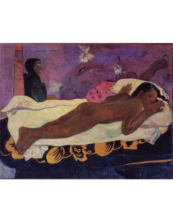 Πίνακας σε καμβά Paul Gauguin - Spirit of the Dead Watching(1892)