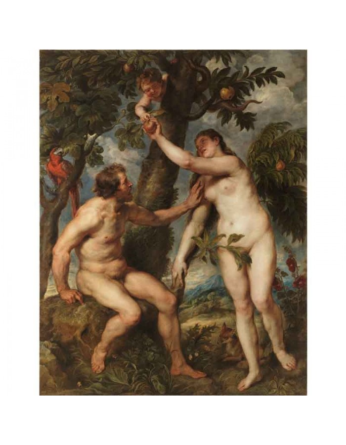 Πίνακας σε καμβά Peter Paul Rubens - The Fall of Man - 1628
