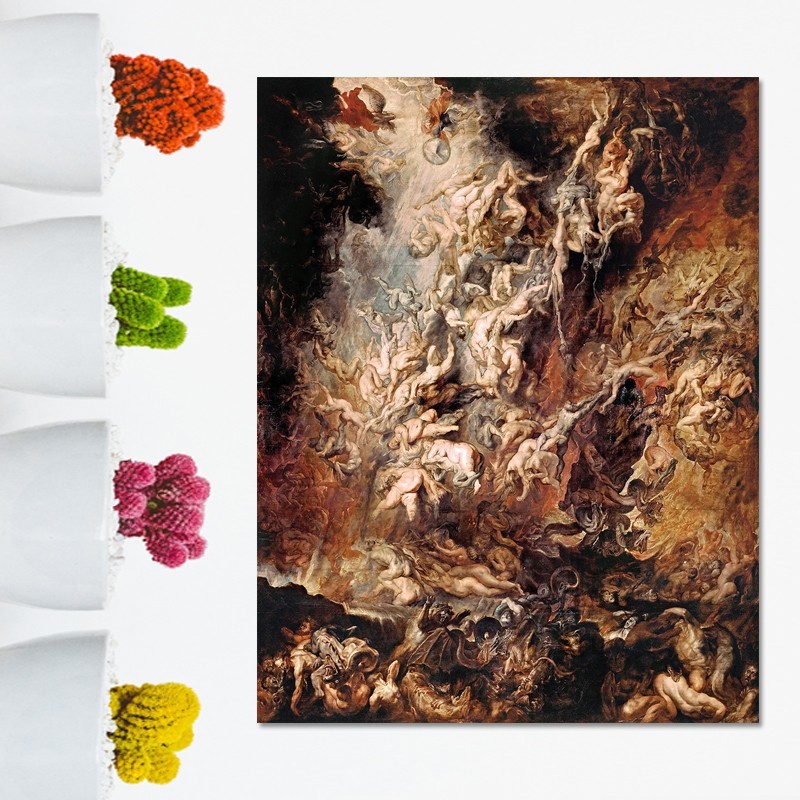 Πίνακας σε καμβά Peter Paul Rubens - The Fall of the Damned