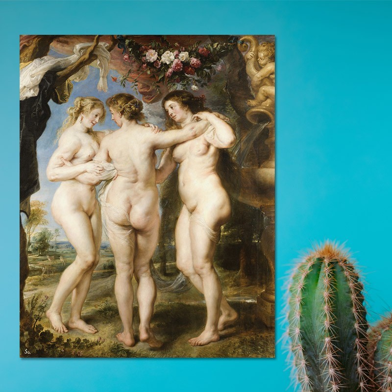 Πίνακας σε καμβά Peter Paul Rubens - The Three Graces