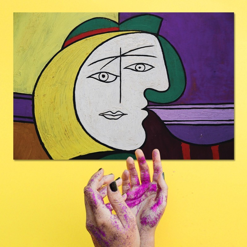 Πίνακας σε καμβά Picasso - Le Fauteuil Rouge