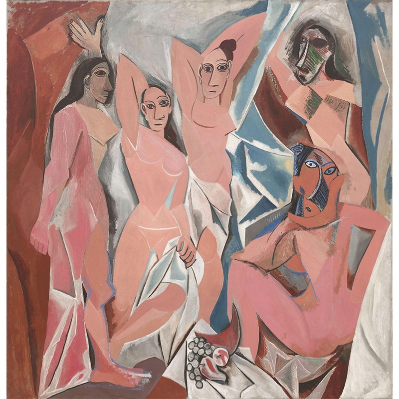 Πίνακας σε καμβά Picasso - Les Demoiselles d'Avignon