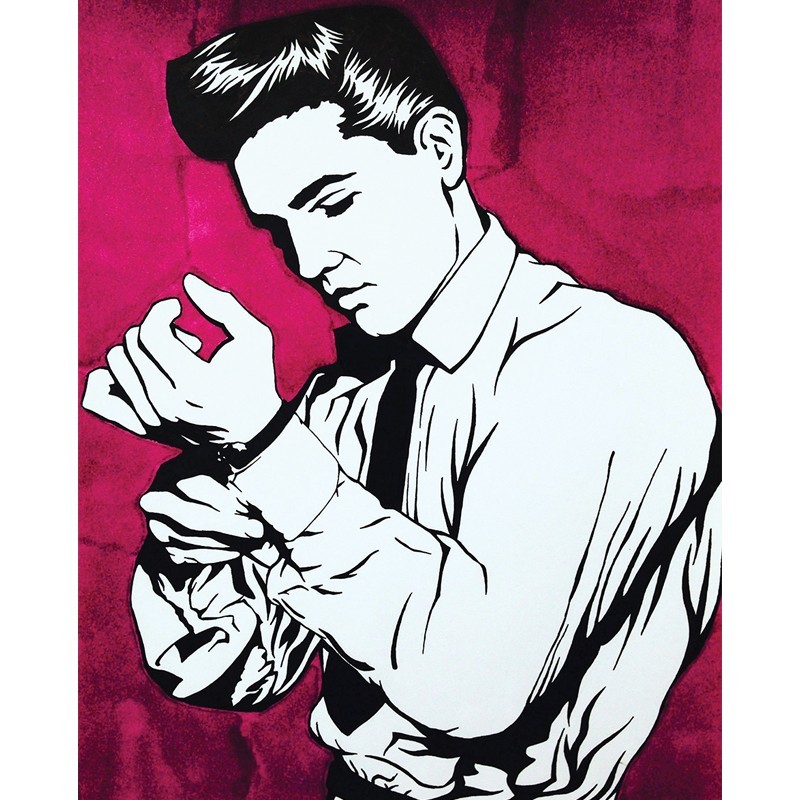 Πίνακας σε καμβά Pop Art Elvis