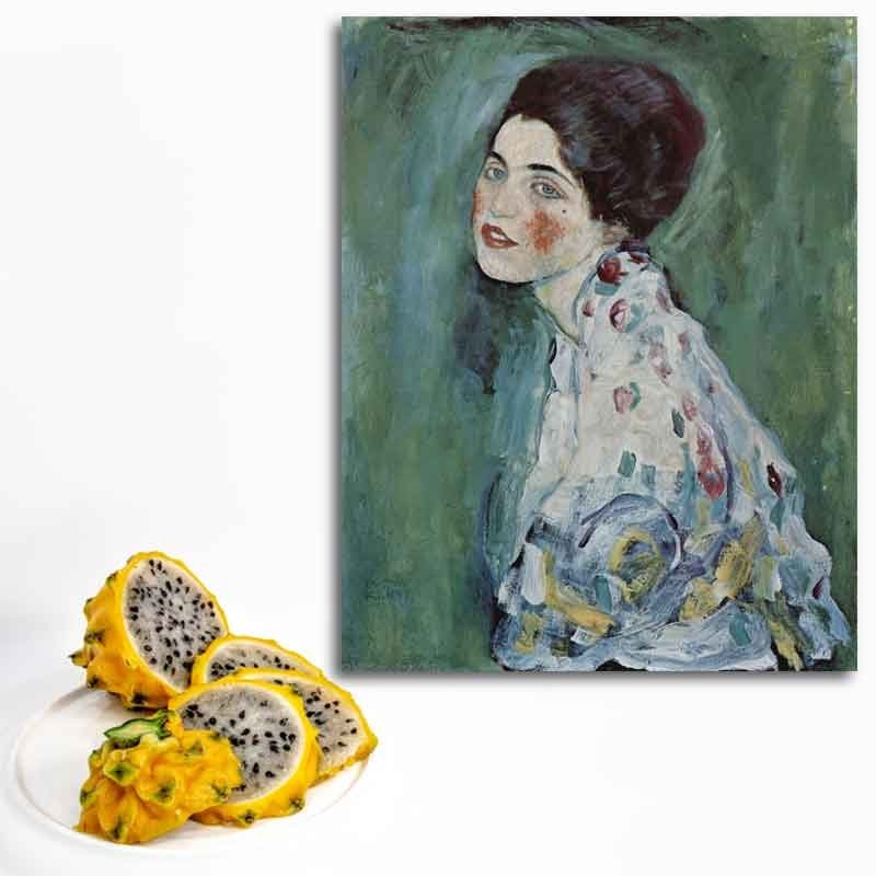Πίνακας σε καμβά Portrait of a lady-Gustav Klimt