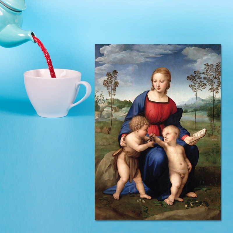 Πίνακας σε καμβά Raffaello - Madonna of the Goldfinch