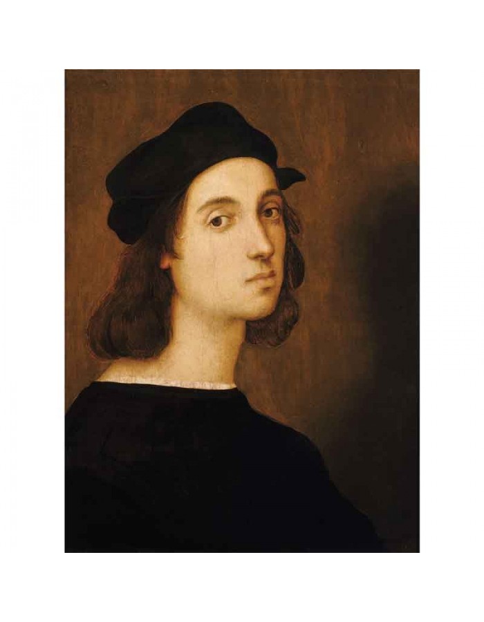 Πίνακας σε καμβά Raffaello Sanzio da Urbino - Presumed portrait of Raphael