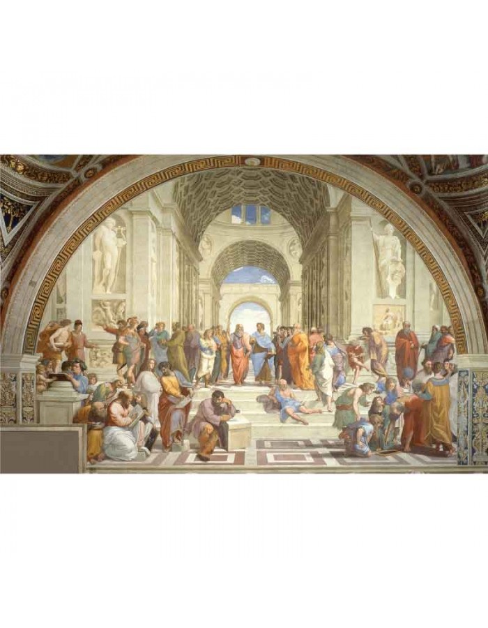 Πίνακας σε καμβά Raffaello Sanzio da Urbino - School of Athens