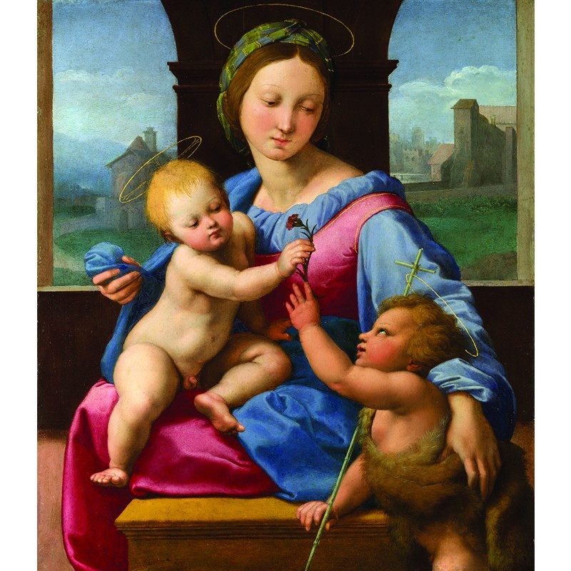 Πίνακας σε καμβά Raffaello - The Aldobrandini Madonna