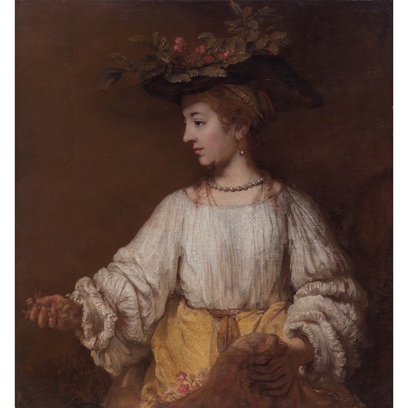 Πίνακας σε καμβά Rembrandt - Flora